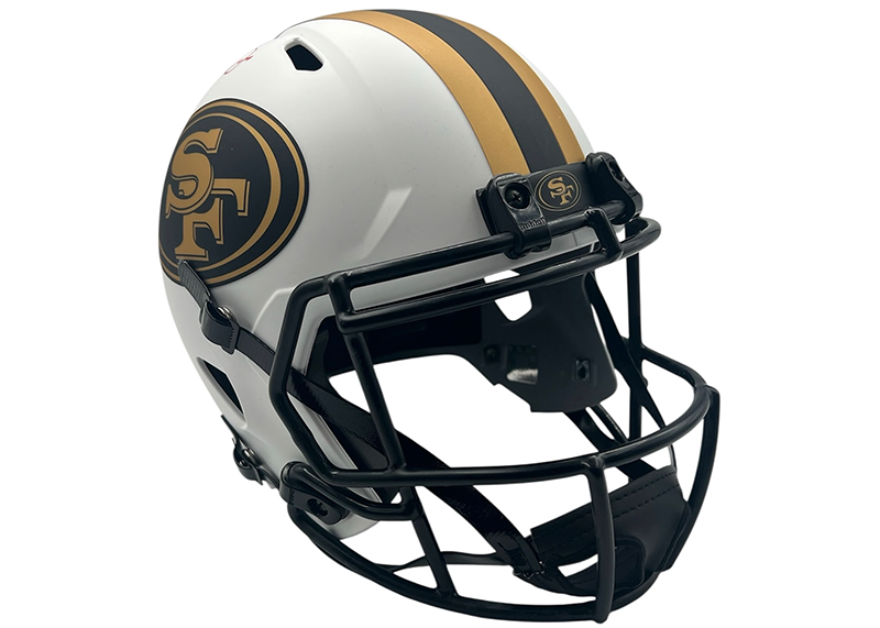 Joe Montana Signed San Francisco 49ers Lunar Full-Size Football Helmet Fanatics