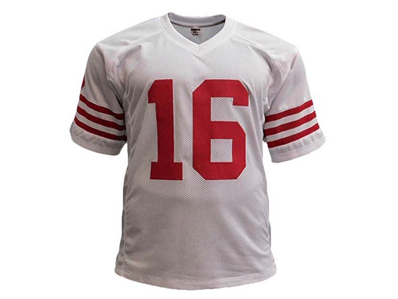 Joe Montana Signed White Custom Football Jersey (JSA)