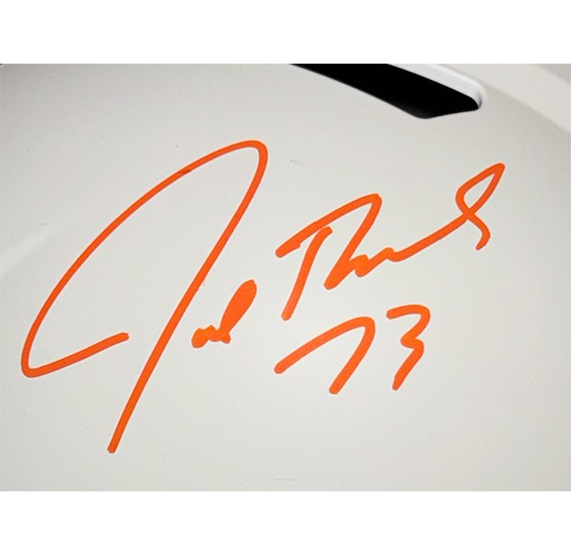 Joe Thomas Signed Cleveland Browns Lunar Eclipse Full Size Helmet JSA