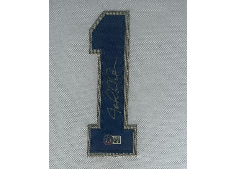 John Calipari Signed 34x42 Framed Kentucky Wildcats Jersey Beckett