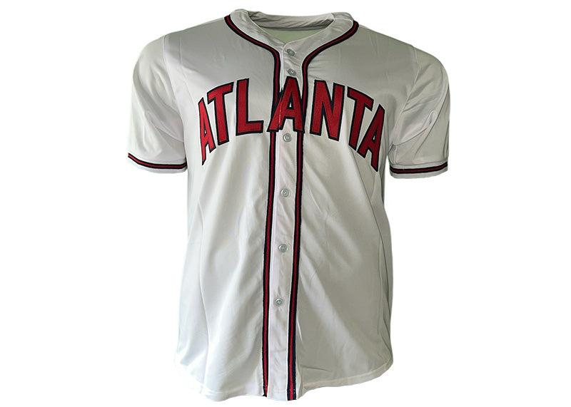 John Rocker Signed Atlanta White Baseball Jersey JSA F NY Inscription