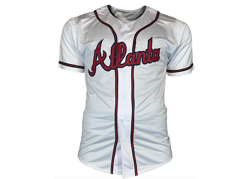 John Rocker Signed Atlanta White Custom Baseball Jersey JSA F NY Inscription