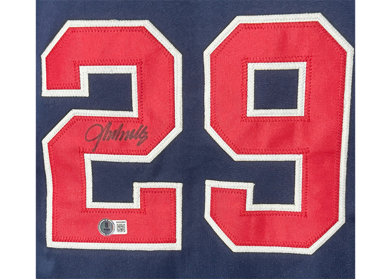 John Smoltz Signed Atlanta Blue Baseball Jersey Beckett
