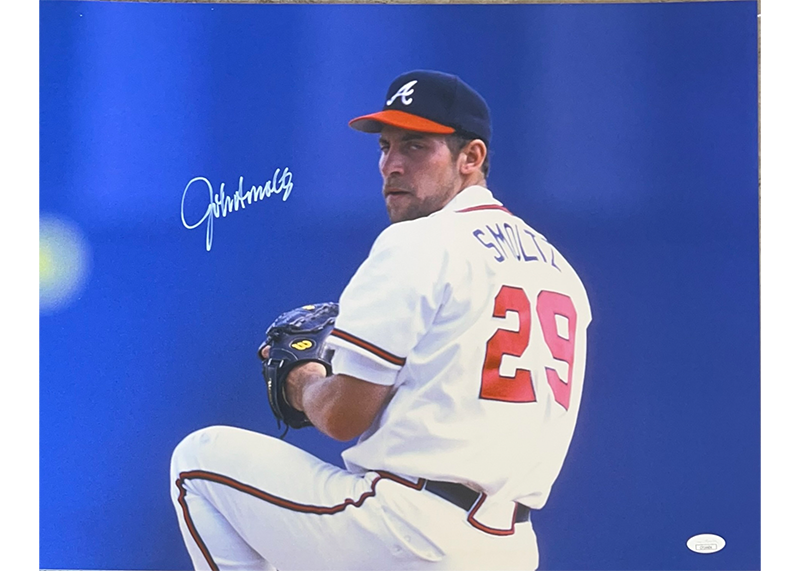 John Smoltz Signed Atlanta Braves 16x20 photo JSA