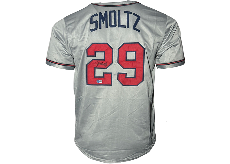 John Smoltz Signed Atlanta Gray Baseball Jersey Beckett
