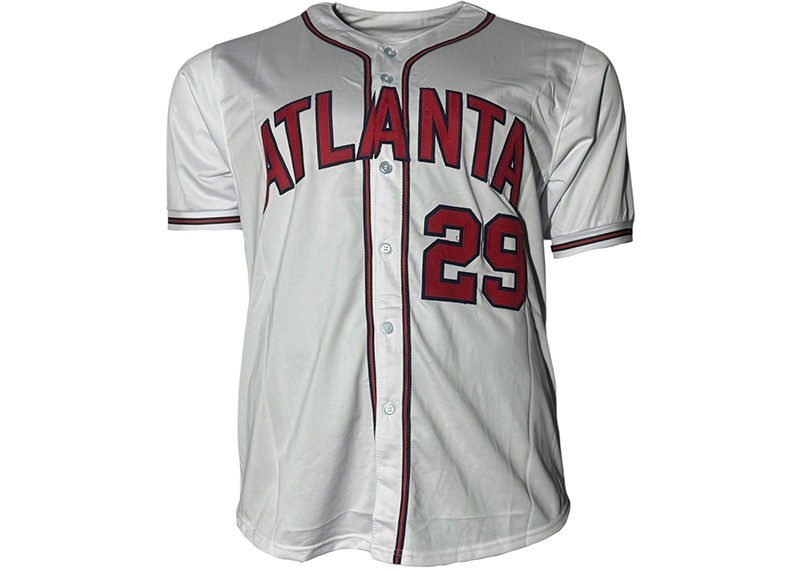 John Smoltz Signed Atlanta White Baseball Jersey Beckett