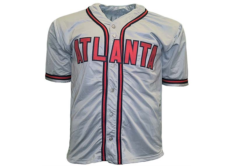 John Smoltz Signed Custom Atlanta Gray Baseball Jersey JSA