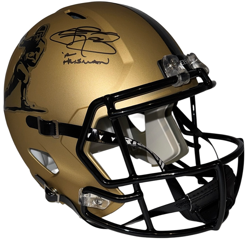 Johnny Manziel Signed Heisman Speed Full Size Replica Helmet JSA