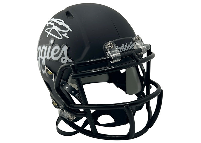 Johnny Manziel Signed Texas A&M Speed Flat Mini Helmet JSA