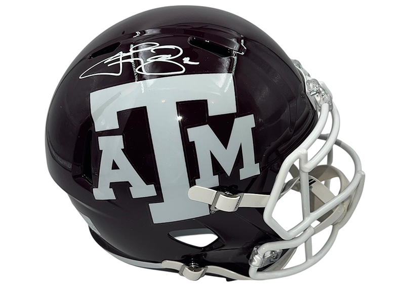 Johnny Manziel Signed Texas A&M Speed Full Size Helmet JSA
