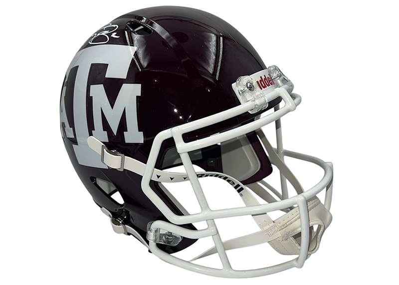 Johnny Manziel Signed Texas A&M Speed Full Size Helmet JSA
