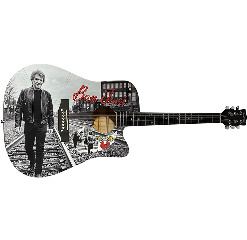 Jon Bon Jovi Signed Acoustic Guitar JSA