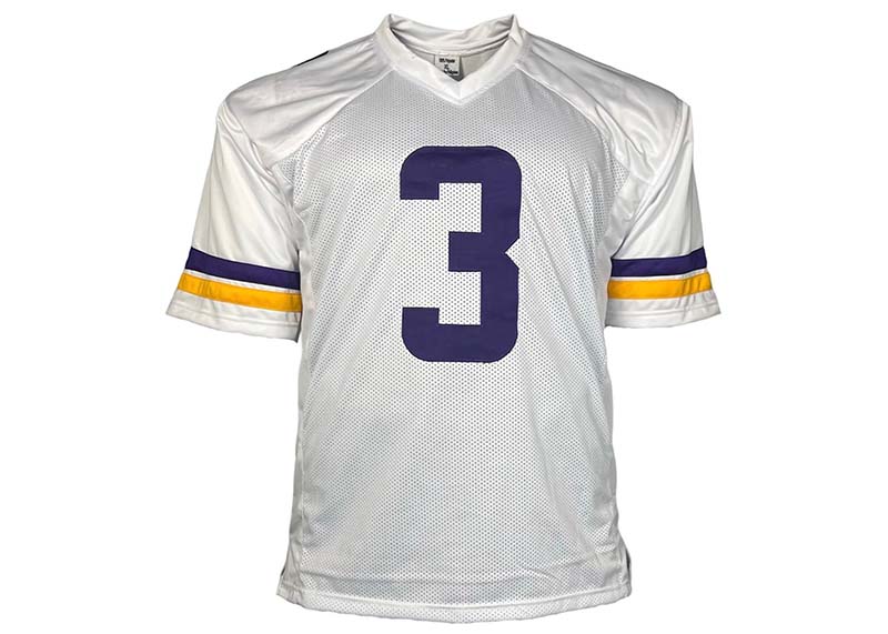 Jordan Addison Signed Minnesota White Football Jerseys Beckett