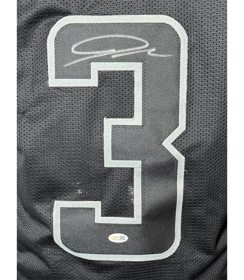 Jordan Addison Signed Minnesota Black Football Jersey JSA