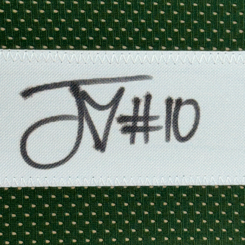 Framed Autographed/Signed Jordan Love 35x39 Green Bay Green Football Jersey Beckett BAS COA