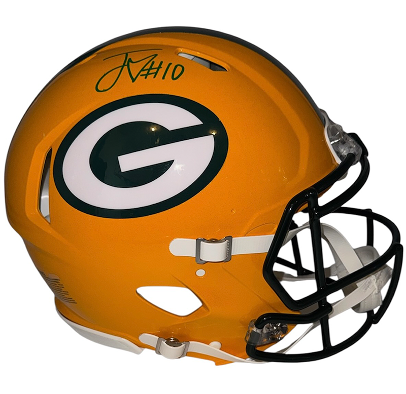 Jordan Love Signed Green Bay Packers Authentic Speed Full Size Helmet BAS