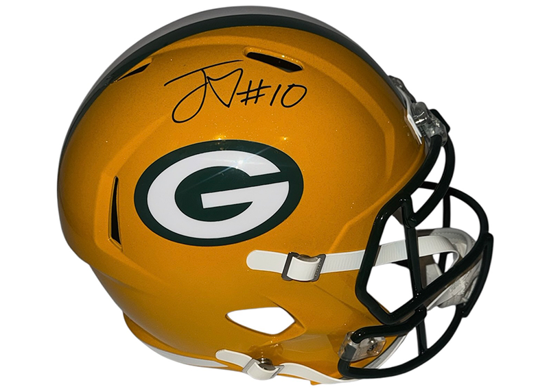 Jordan Love Signed Green Bay Packers Speed Full Size Football Helmet Beckett