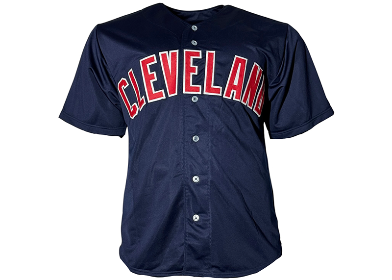 Jose Ramirez Signed Blue Cleveland Baseball Jersey Beckett