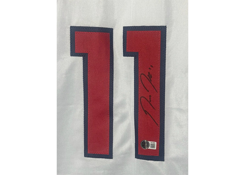 Jose Ramirez Signed White Cleveland Baseball Jersey Beckett