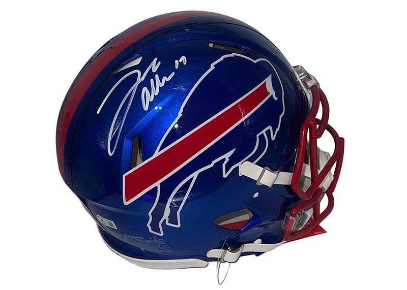 Josh Allen Signed Full Size Buffalo Bills Authentic Football Helmet Beckett