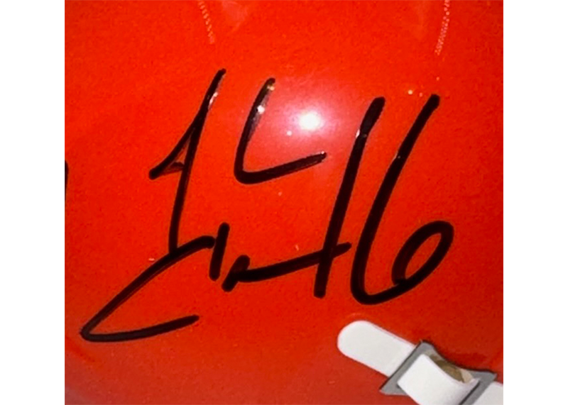 Josh Cribbs Signed Cleveland Browns Speed Mini Helmet JSA