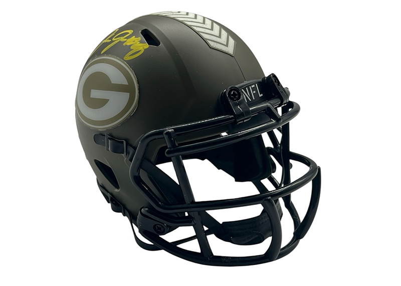Josh Jacobs Signed Green Bay Packers STS Mini Helmet Beckett