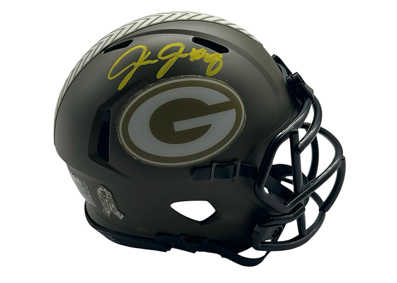 Josh Jacobs Signed Green Bay Packers STS Mini Helmet Beckett