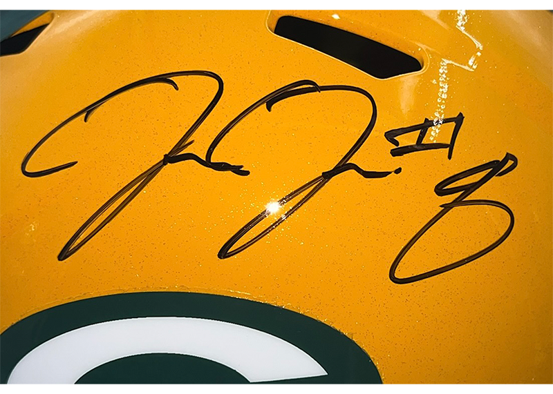 Josh Jacobs Signed Green Bay Packers Speed Full Size Helmet Beckett