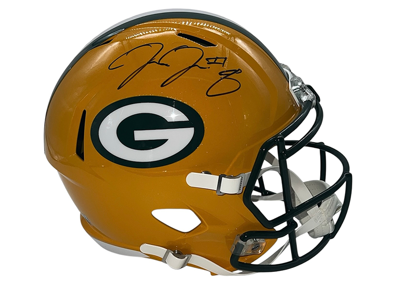 Josh Jacobs Signed Green Bay Packers Speed Full Size Helmet Beckett