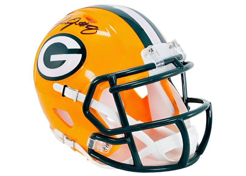 Josh Jacobs Signed Green Bay Packers Speed Mini Football Helmet Beckett