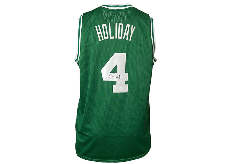 Jrue Holiday Signed Boston Green Basketball Jersey JSA
