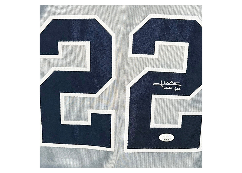 Juan Soto Signed Custom New York Grey Baseball Jersey (JSA)