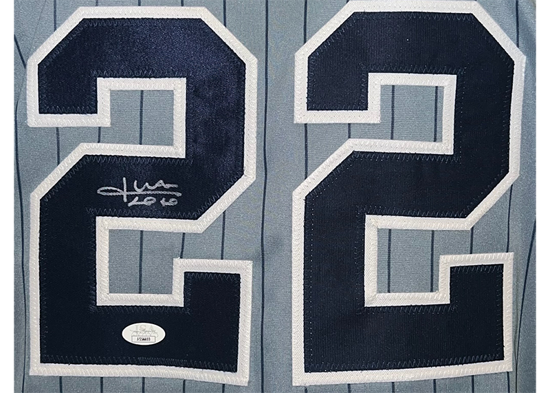 Juan Soto Signed New York Pinstripe Baseball Jersey JSA