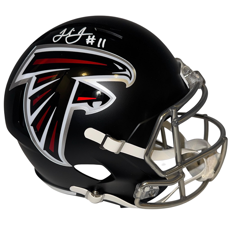 Julio Jones Signed Atlanta Falcons Full Size Speed Helmet Beckett