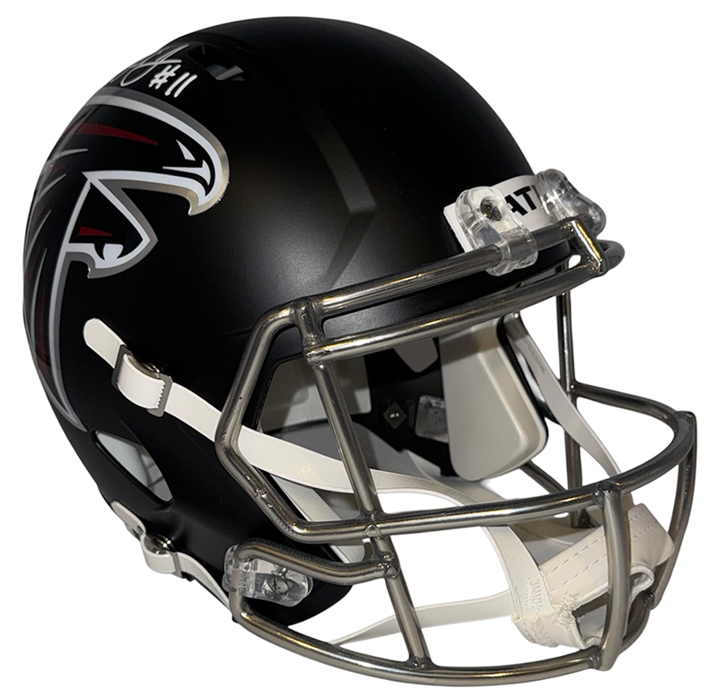Julio Jones Signed Atlanta Falcons Full Size Speed Helmet Beckett