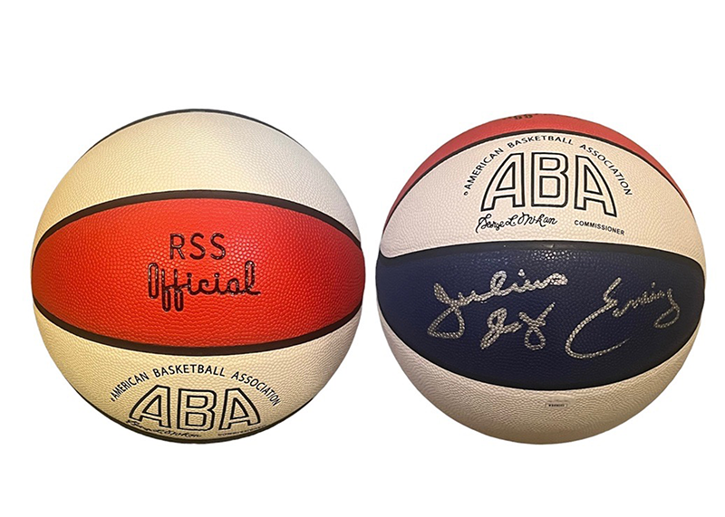 Julius Erving (Dr. J) Signed ABA Basketball JSA