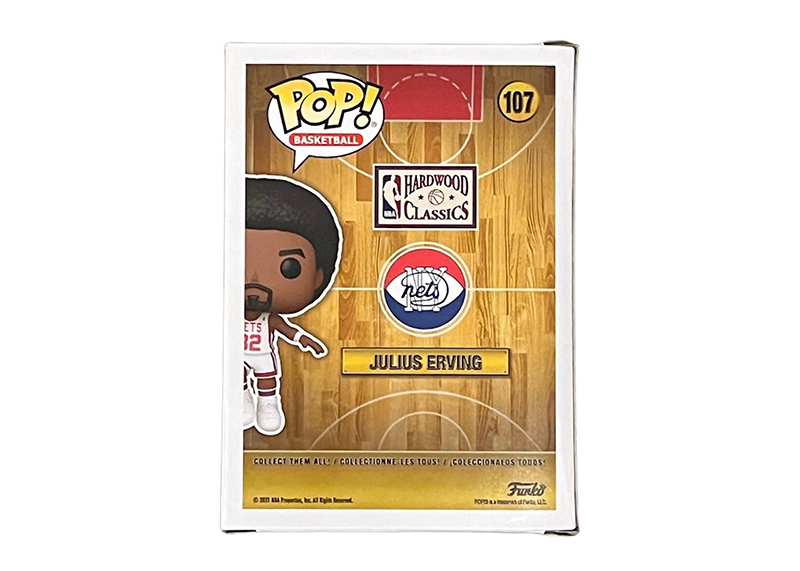 Julius Erving (Dr. J) Signed New York Nets Funko Pop JSA