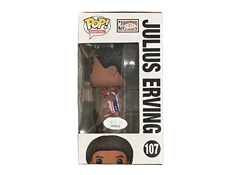 Julius Erving (Dr. J) Signed New York Nets Funko Pop JSA