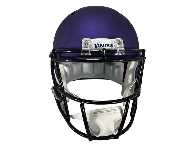 Justin Jefferson Autographed Minnesota Vikings Flash Full Size Helmet Beckett