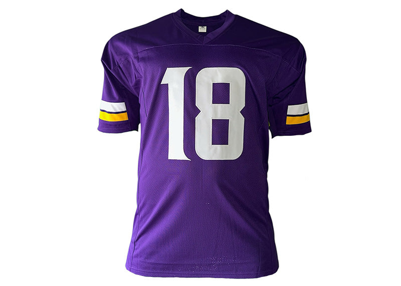 Justin Jefferson Signed Minnesota Purple jersey Beckett