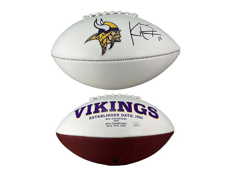 K.J. (KJ) Osborn Signed Minnesota Vikings Football JSA