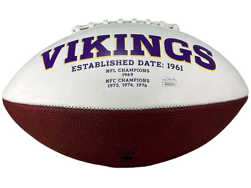 K.J. (KJ) Osborn Signed Minnesota Vikings Football JSA