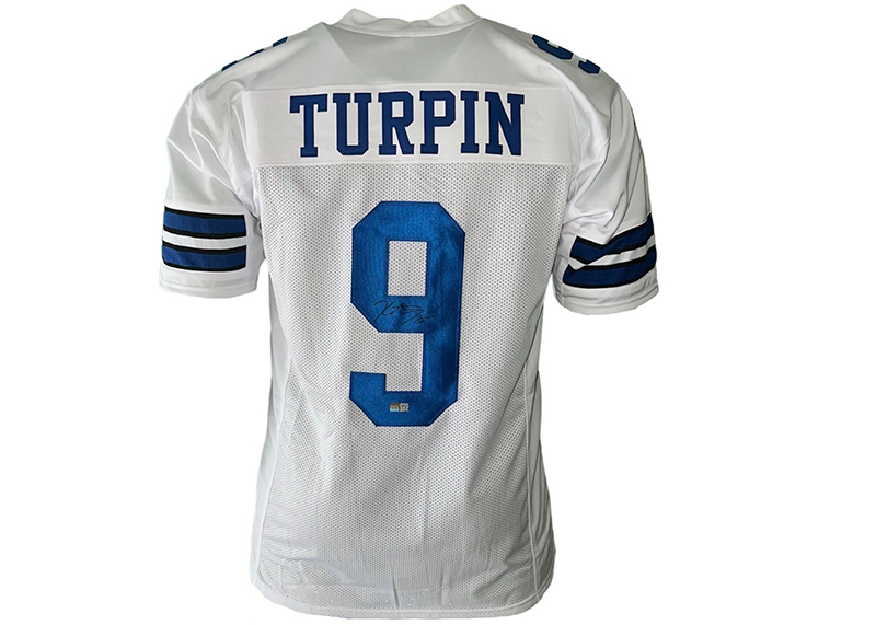 KaVontae Turpin Signed Custom White Football Jersey Tristar