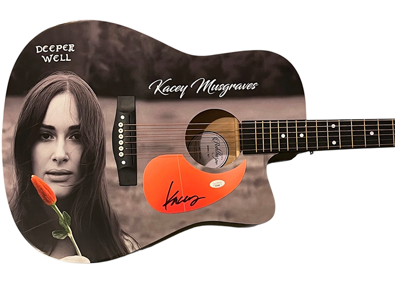 Kacey Musgraves Signed Custom Acoustic Guitar JSA