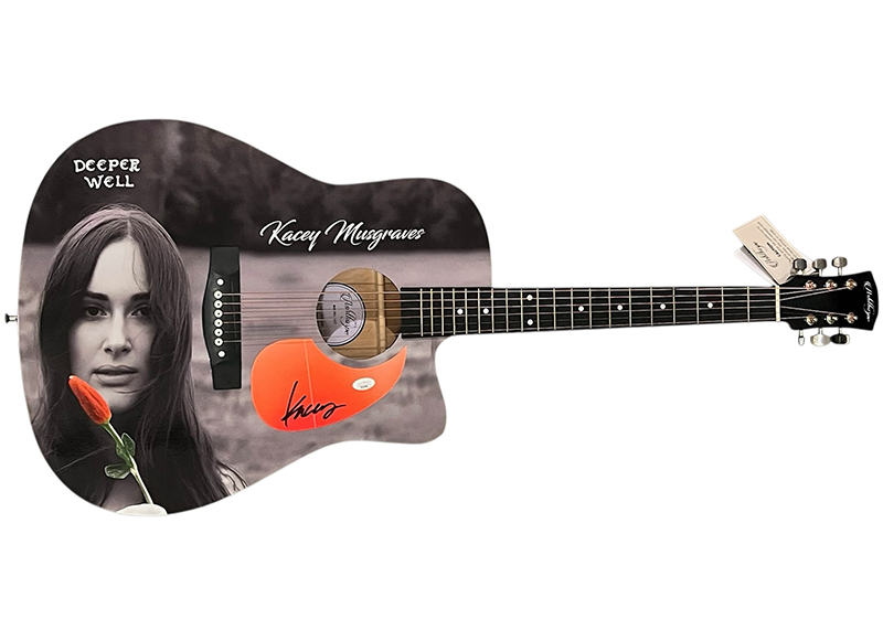 Kacey Musgraves Signed Custom Acoustic Guitar JSA