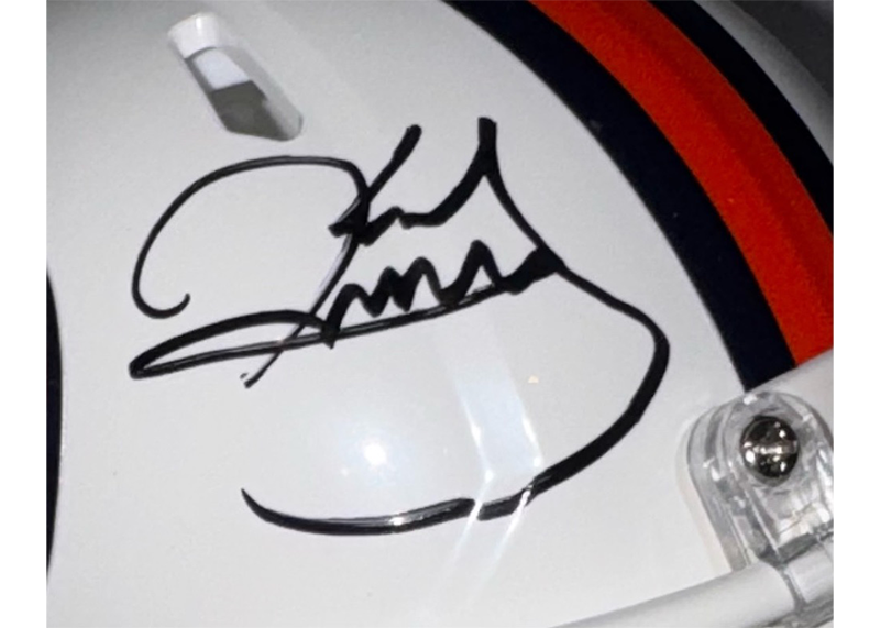 Karl Mecklenburg Signed Denver Broncos Alternate Speed Mini Helmet JSA