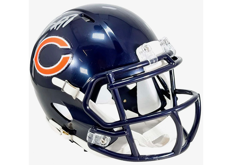 Keenan Allen Signed Chicago Bears Speed Mini Football Helmet (Beckett)