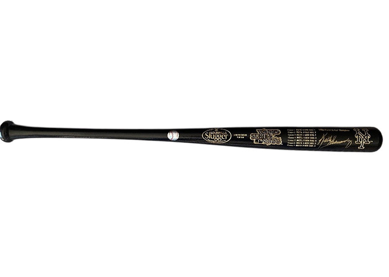 Keith Hernandez Signed Mets 1986 World Series Champions Louisville Slugger Bat
