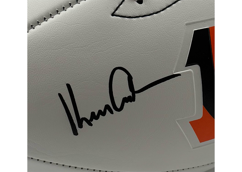 Ken Anderson Signed Cincinnati Bengals Logo Football JSA