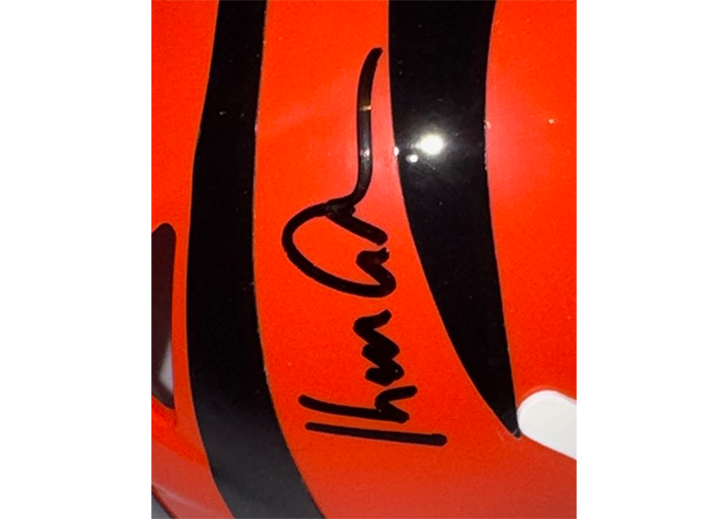 Ken Anderson Signed Cincinnati Bengals Speed Mini Helmet JSA